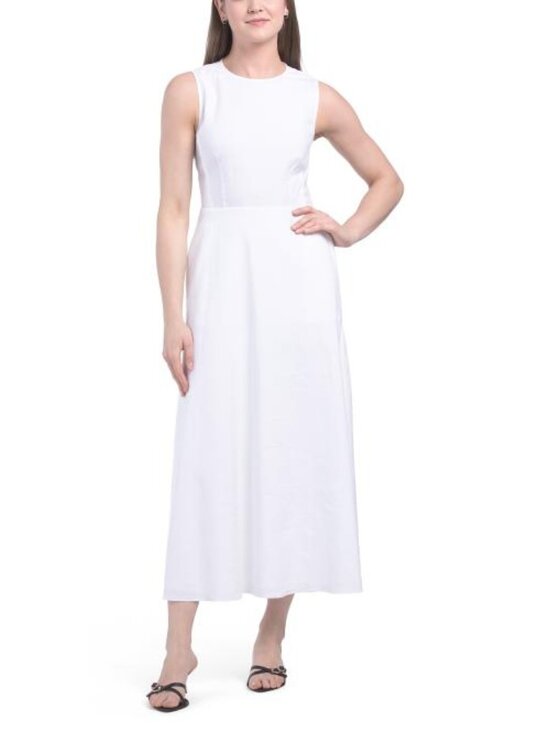Theory Dresses & Skirts - THEORY Linen Blend Volume Dart Dress